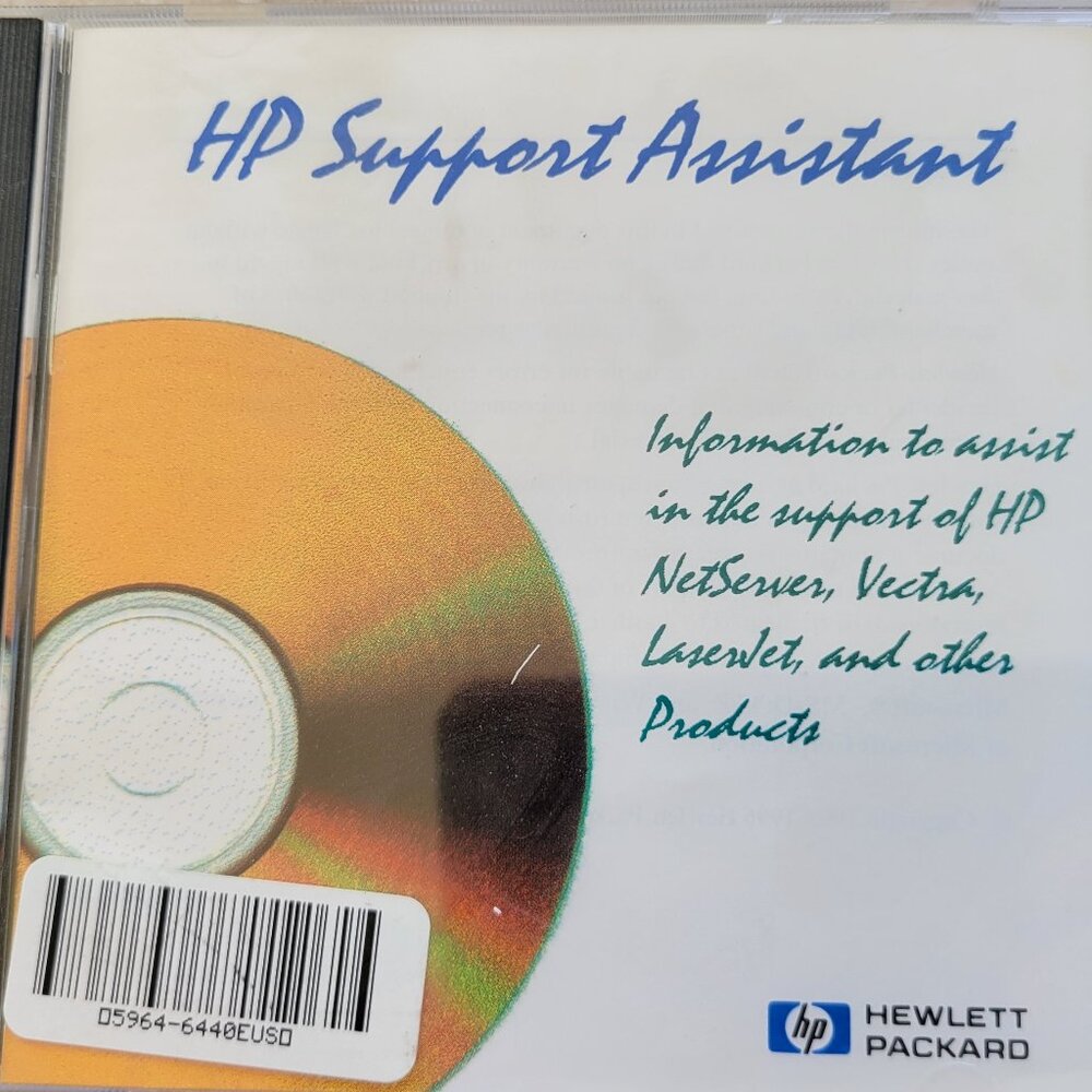 Vintage CD - HP Support Assistant, 1996